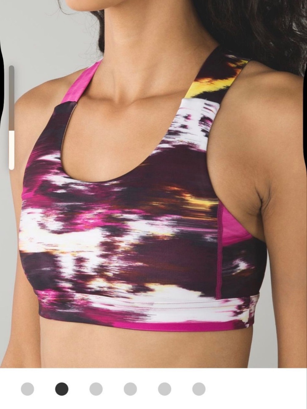 Lululemon All Sport Bra III In Pigment Wild Berry Rumble Size 4 Workout Yoga